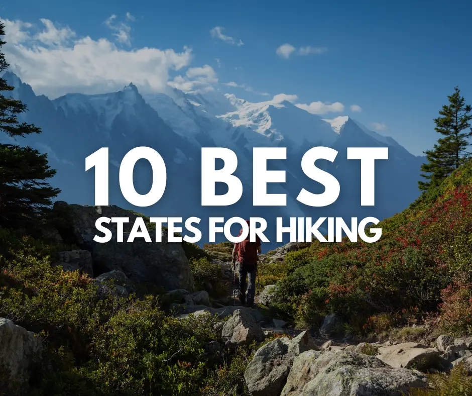 10 best states for hiking