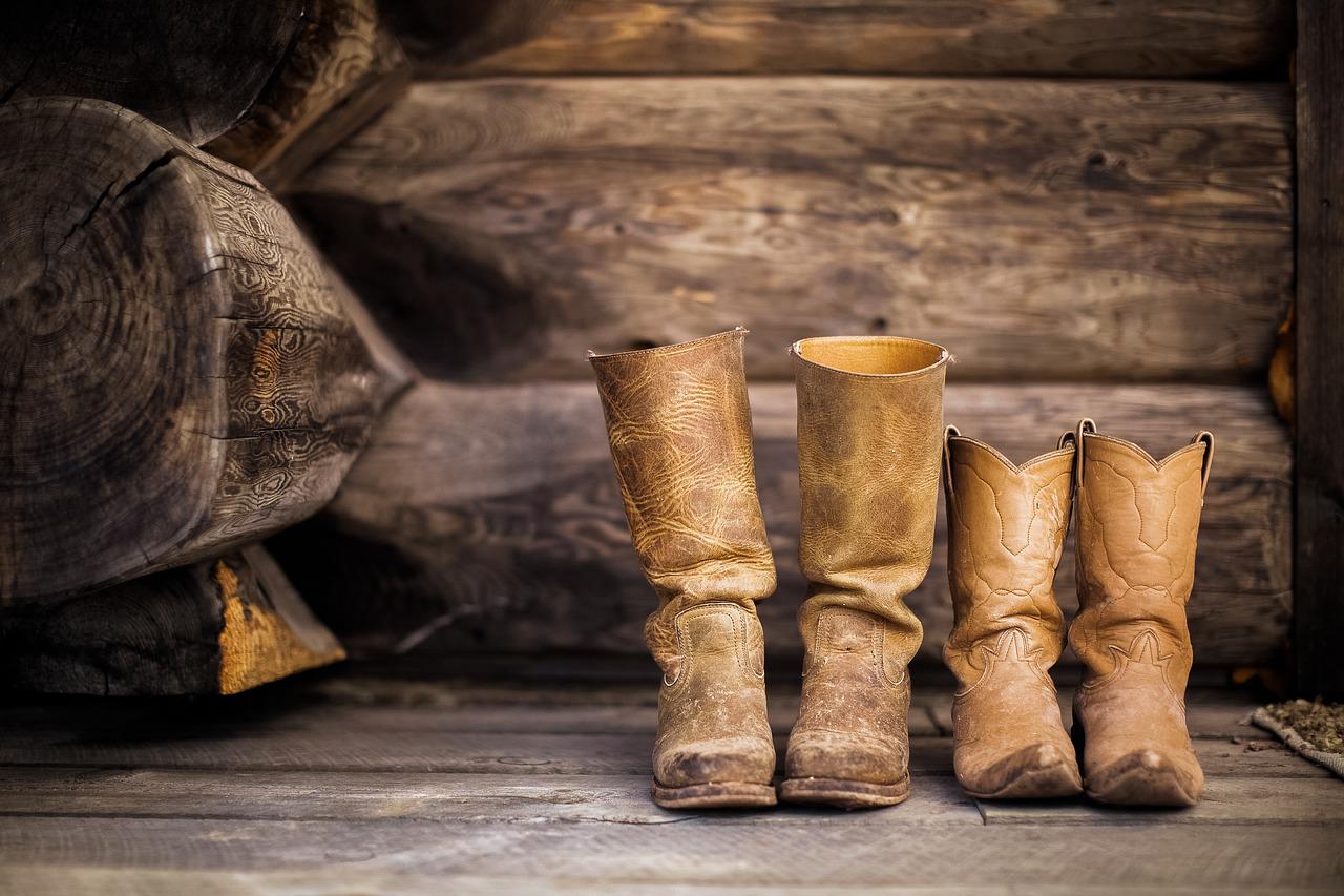 hiking in cowboy boots