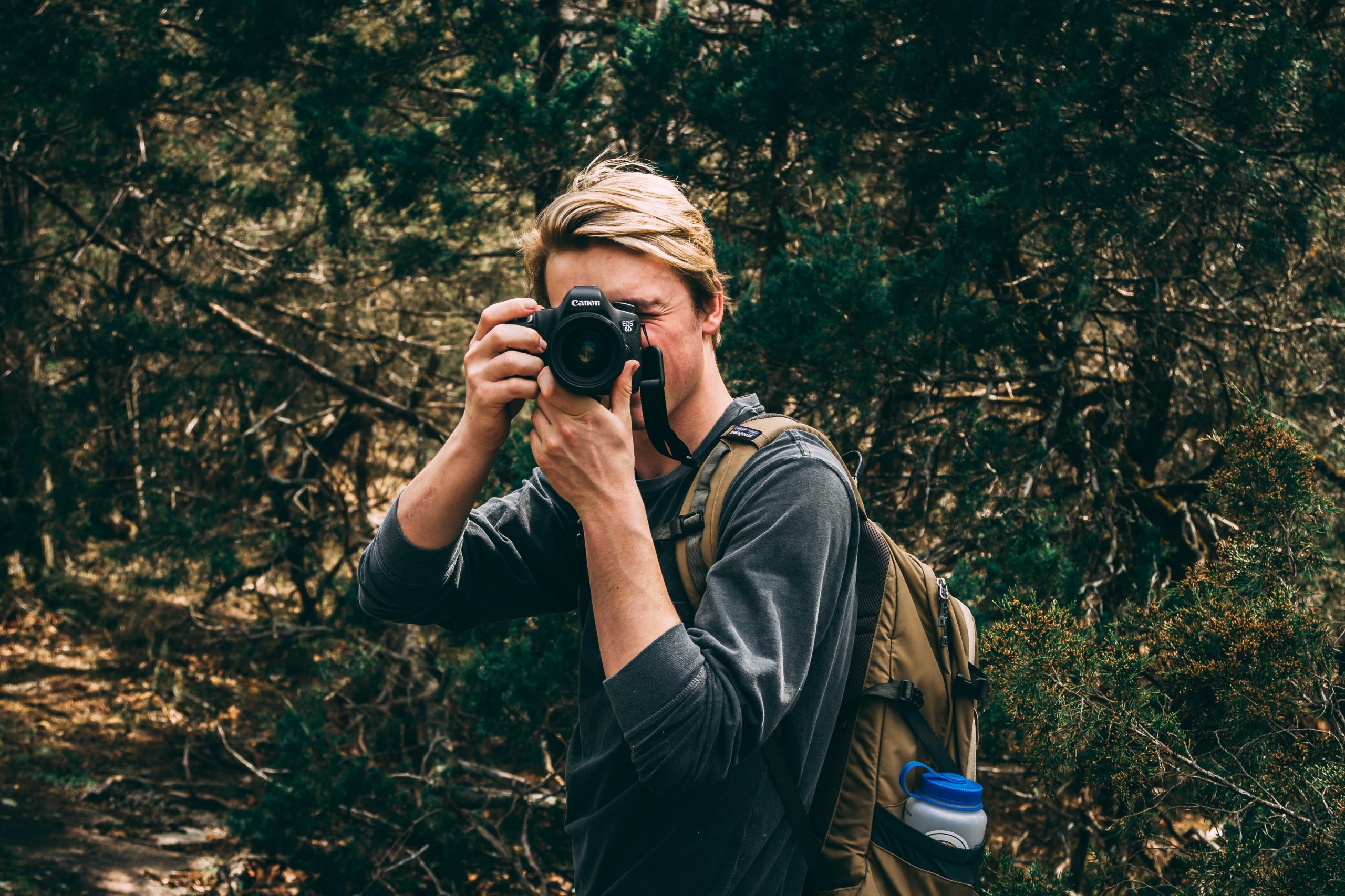 hiking with a dslr camera