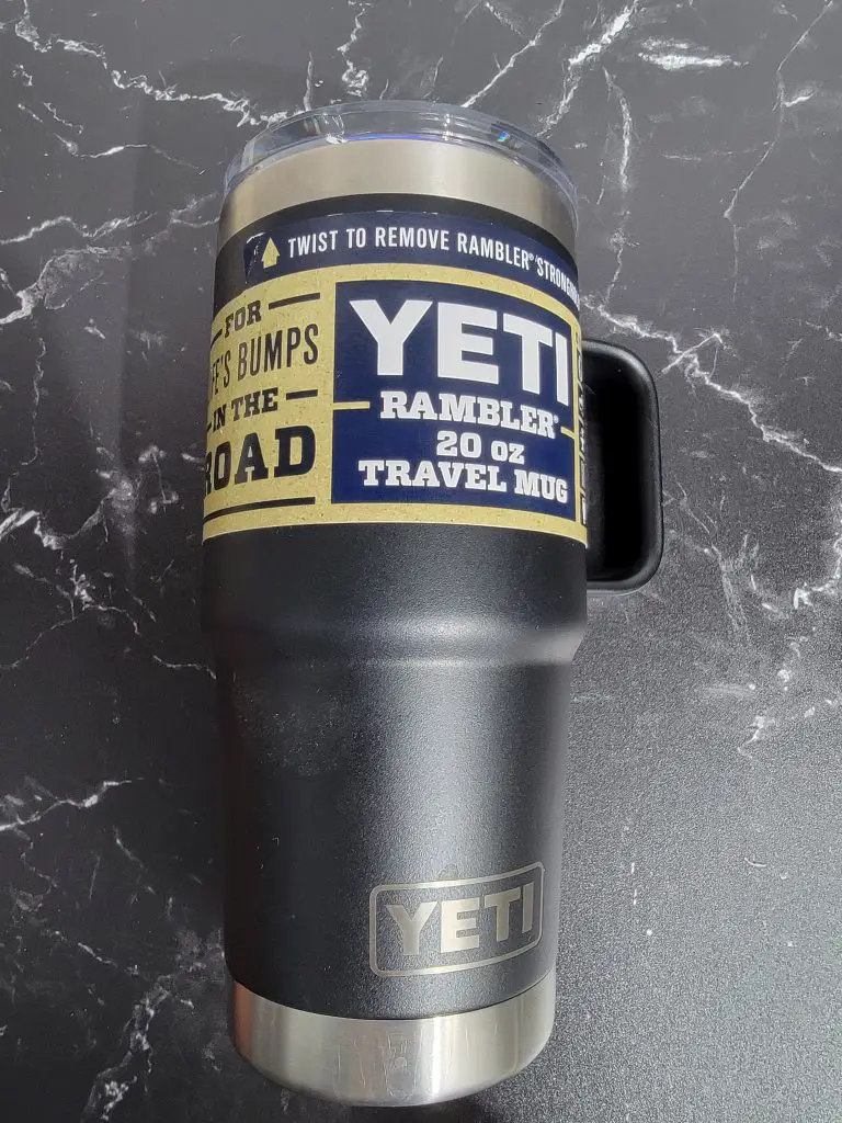 Yeti 20 oz Rambler Tumbler Laser Great Minds Drink Alike