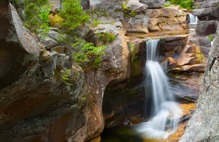 Auger falls at Grafton Notch State Park