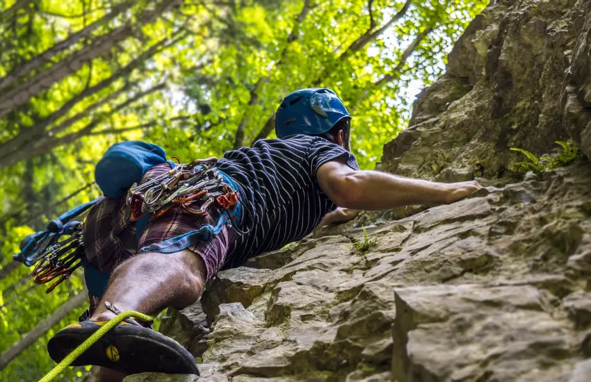 rock climbing